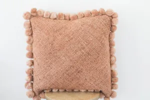 Salta Pom Pom 24" Pillow in Amber