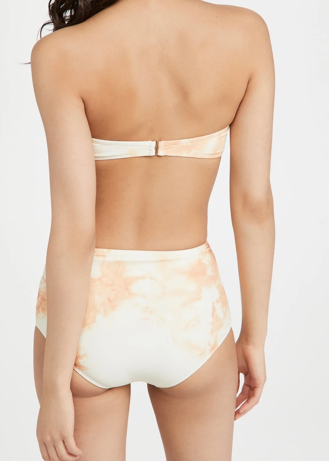 Scarlette Tie Dye Twised Bandeu Bikini top