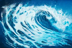 Sea Foam - 30”W x 48”H