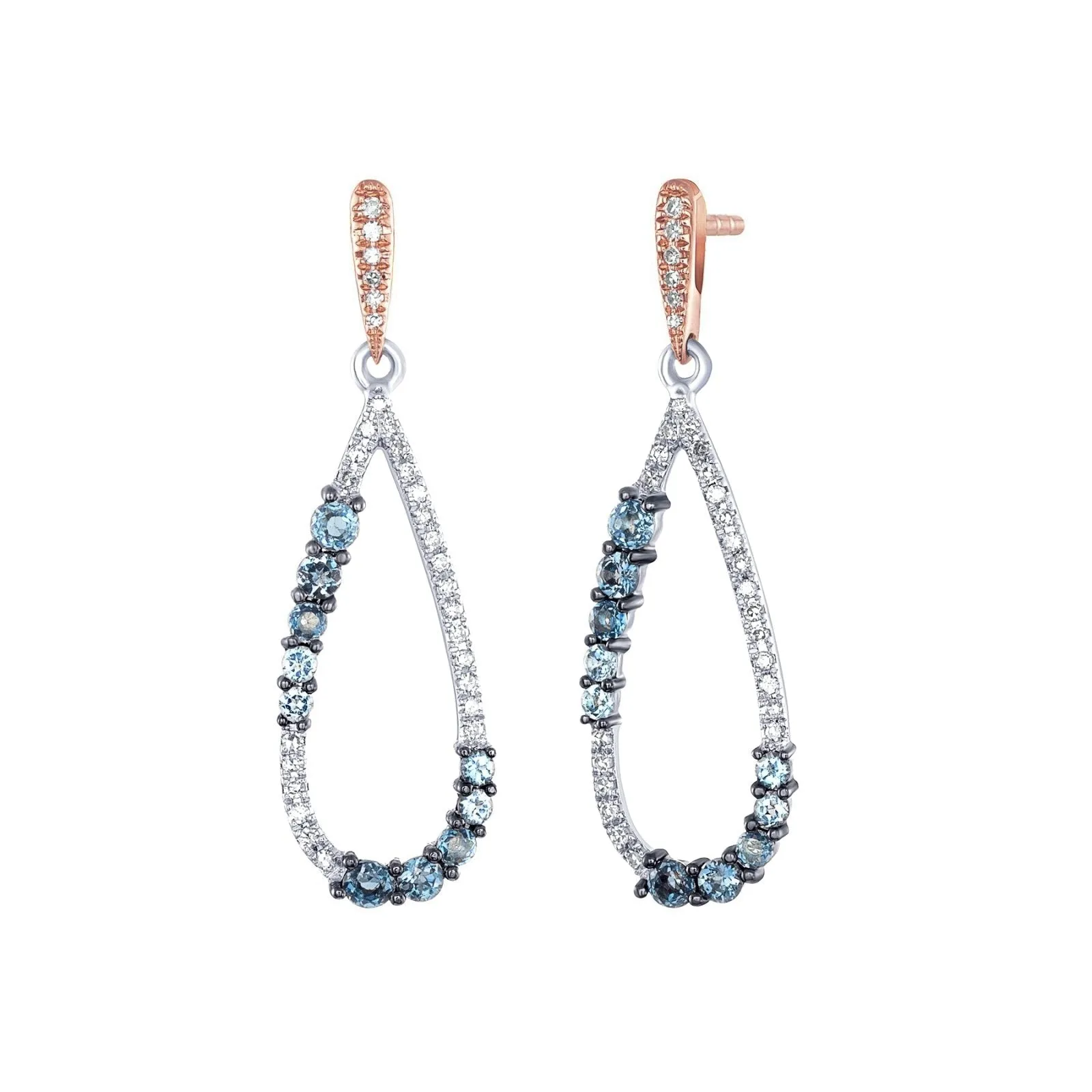 Sera Blue Topaz Earrings