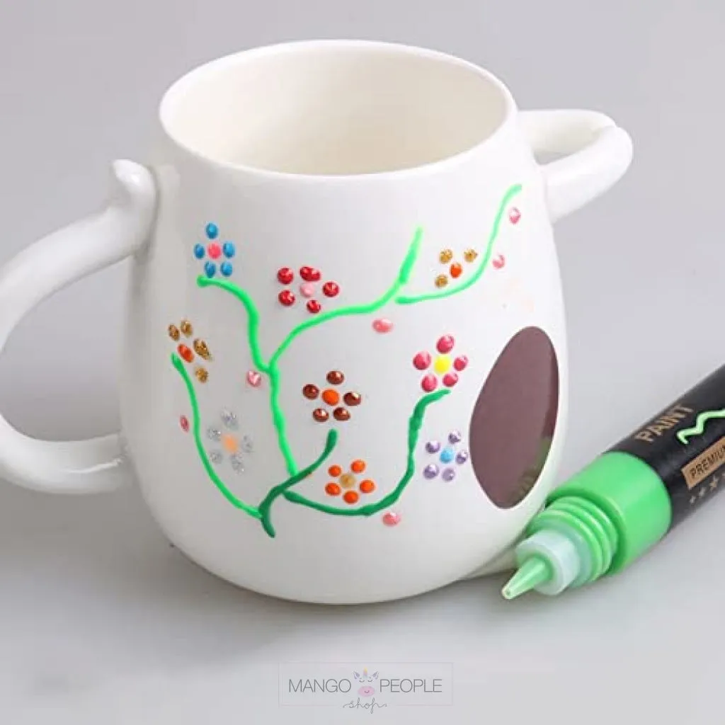 Set Of 24 Non-Toxic 3D Fabric Paint Colors