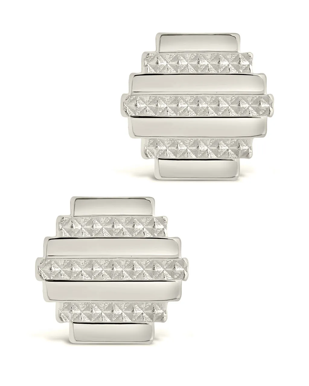 Sezia Textured Stud Earrings