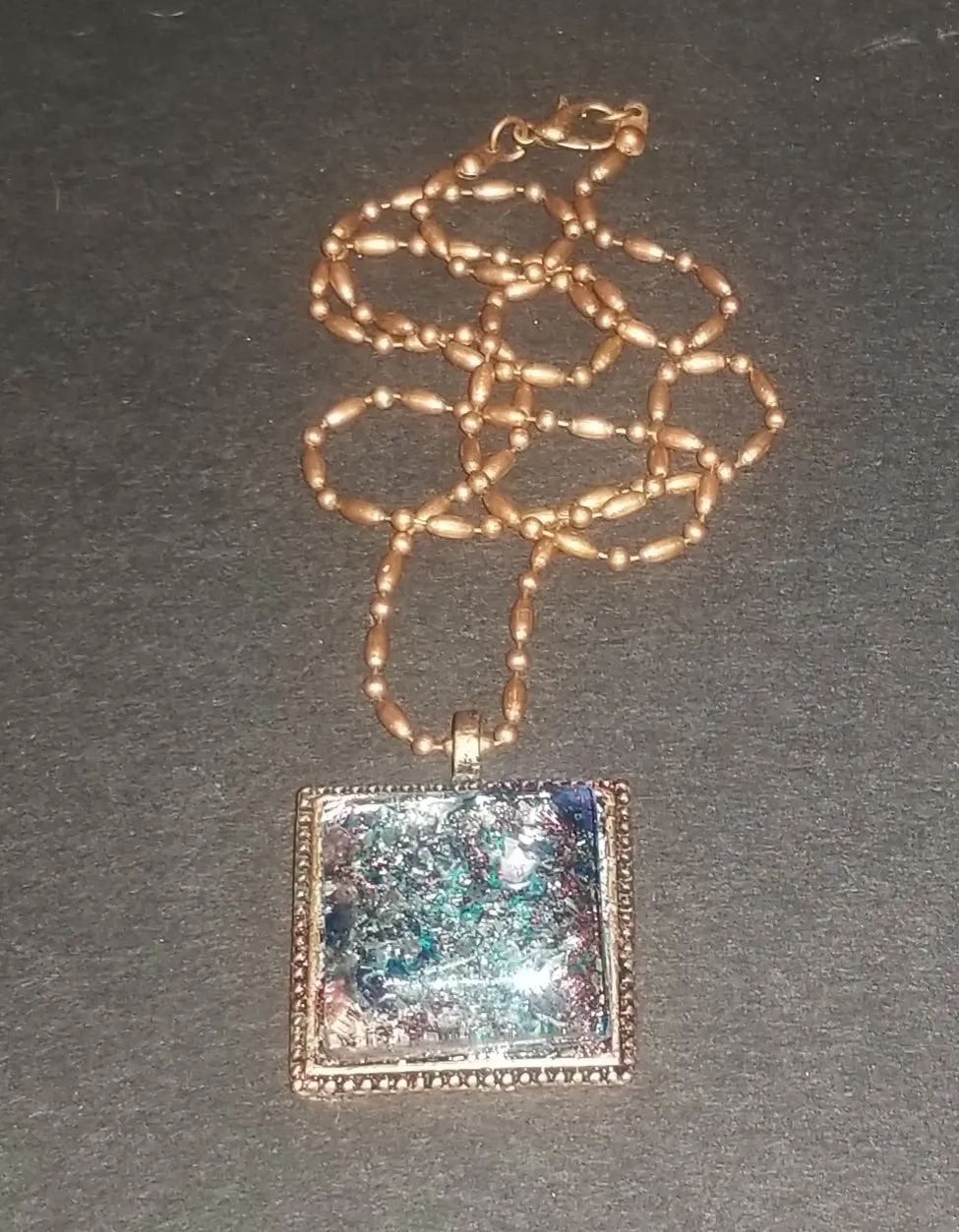 Shattered Universe Cabochon Necklace