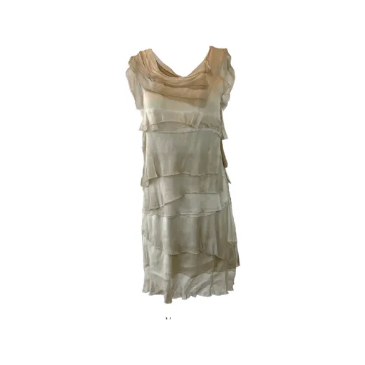 Short Silk Layered Dress (Multiple Colors)