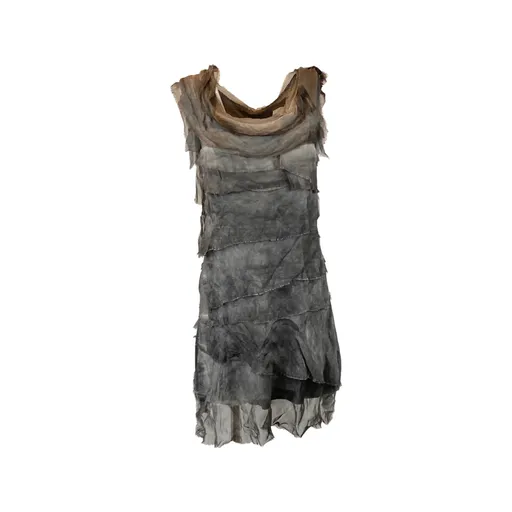 Short Silk Layered Dress (Multiple Colors)