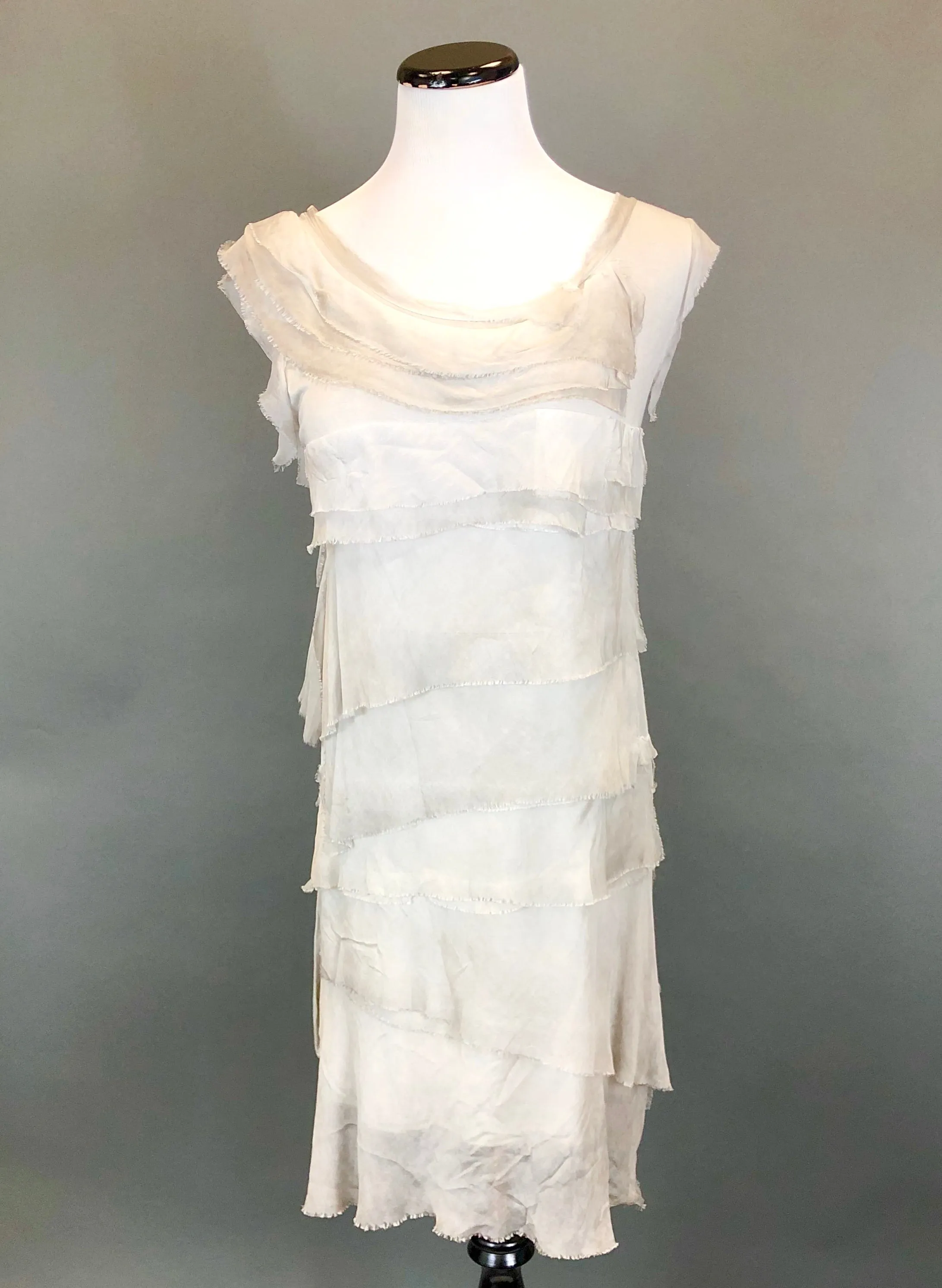 Short Silk Layered Dress (Multiple Colors)