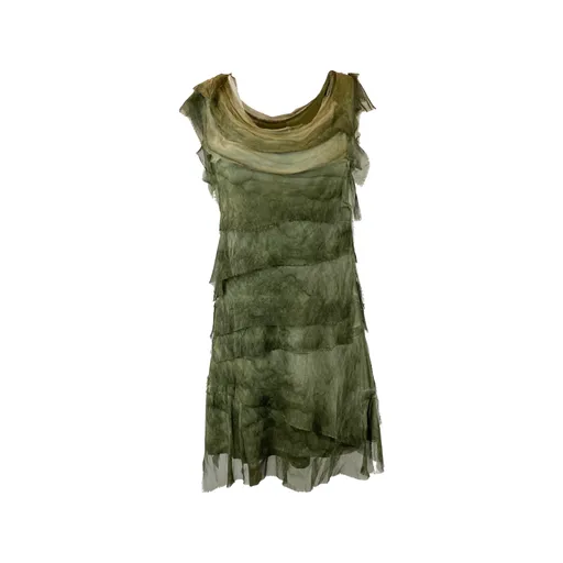 Short Silk Layered Dress (Multiple Colors)
