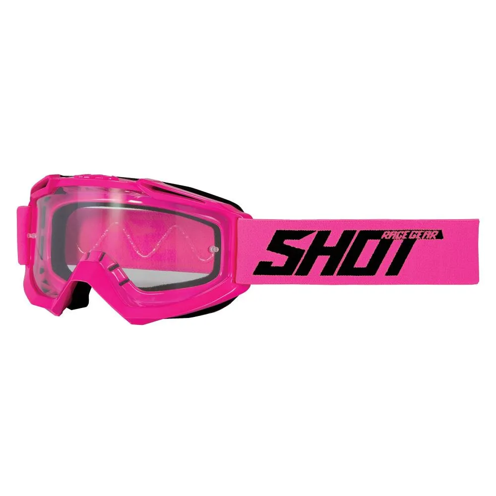Shot Assault MX Goggles Neon Pink