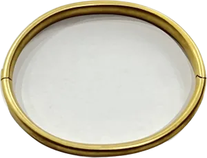 Sidalo Rigid Silver Silver Bracelet 925 Pvd Gold Finition Safe Yellow M-4453-G