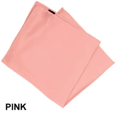 Silky Pocket Square XL 17x17 (22 Colors)