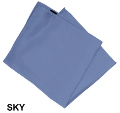 Silky Pocket Square XL 17x17 (22 Colors)