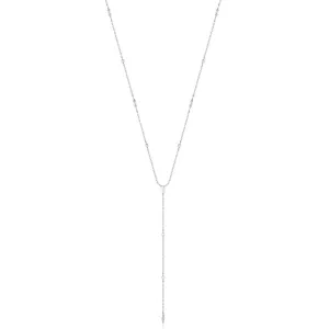 Silver Sparkle Point Y Necklace