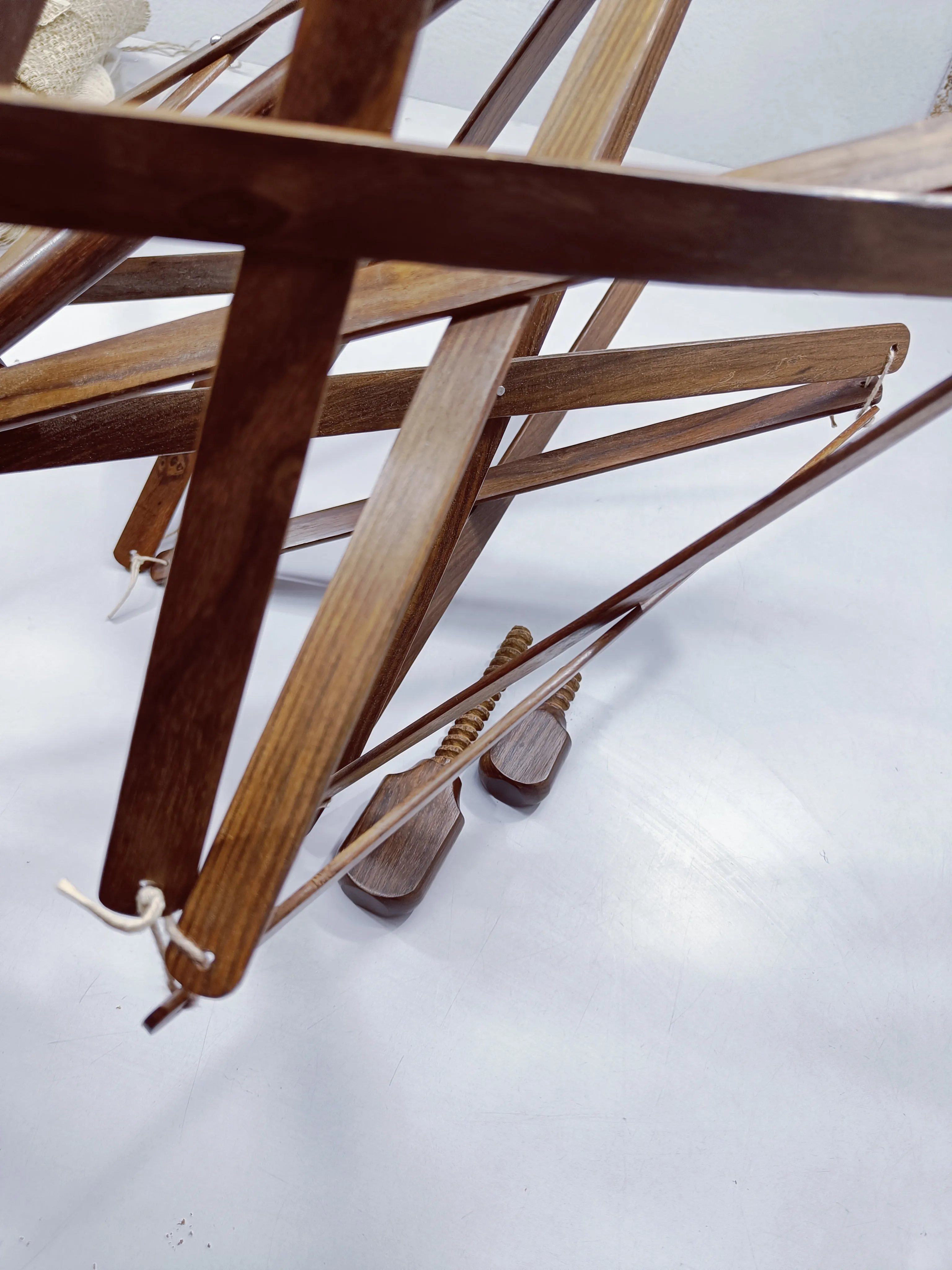 Skeins Umbrella Table Top - Brown
