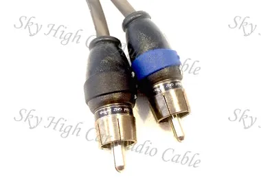 SKY HIGH CAR AUDIO TWISTED 2-CHANNEL TWISTED RCA 1.5FT-20FT
