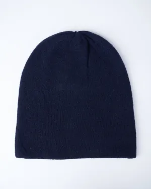 slouchy beanie - navy