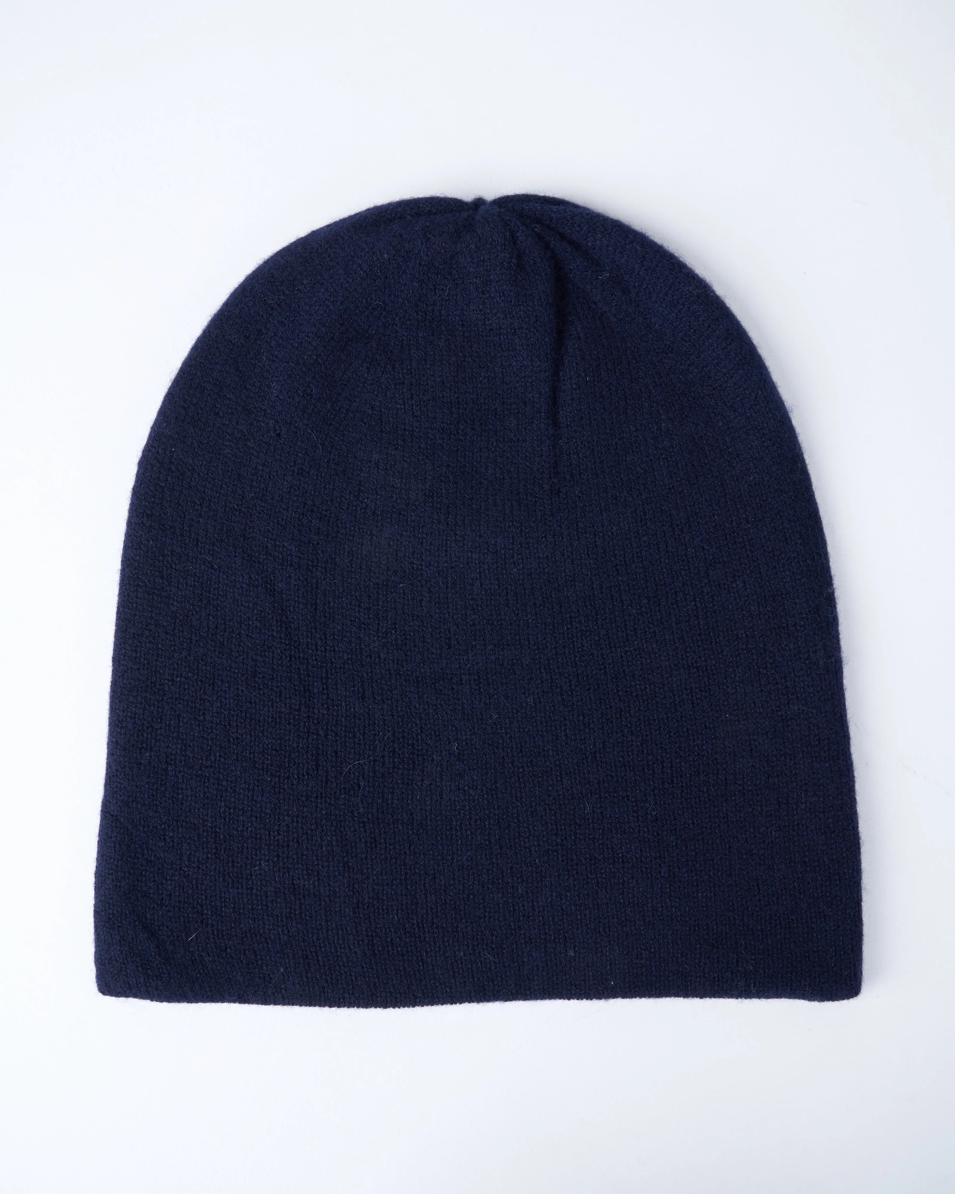 slouchy beanie - navy