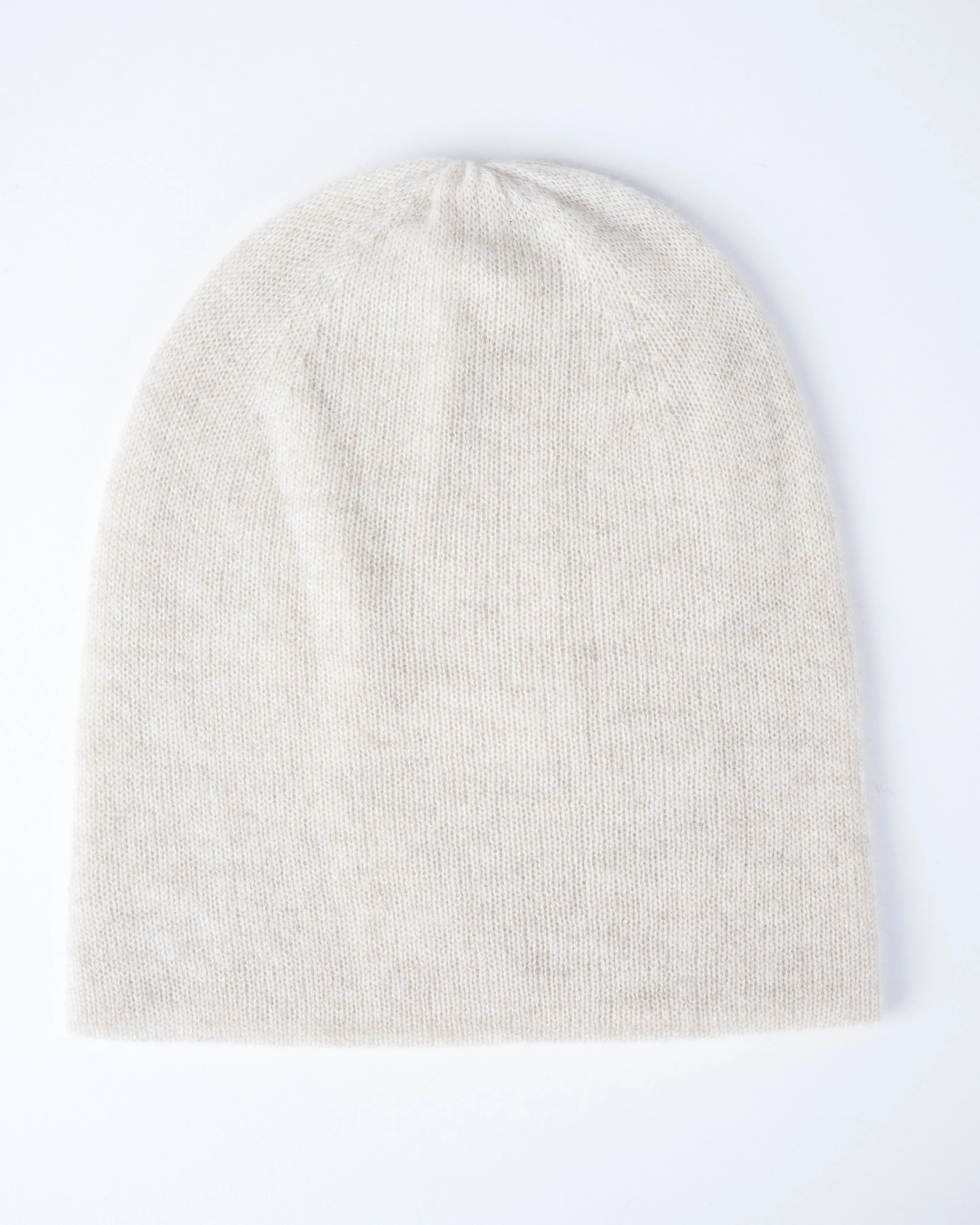 slouchy beanie - oatmeal