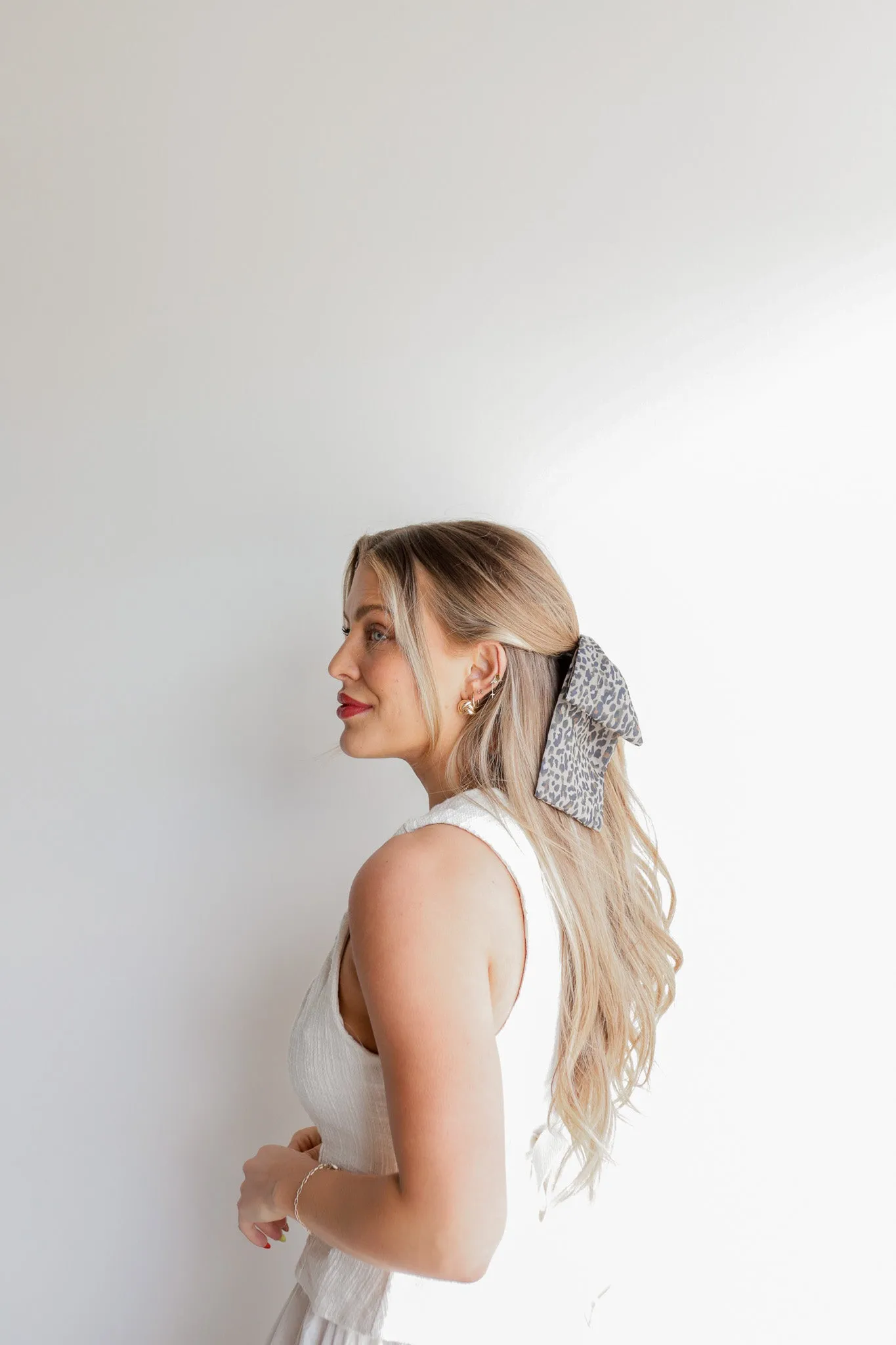 SLOUCHY CHEETAH BOW