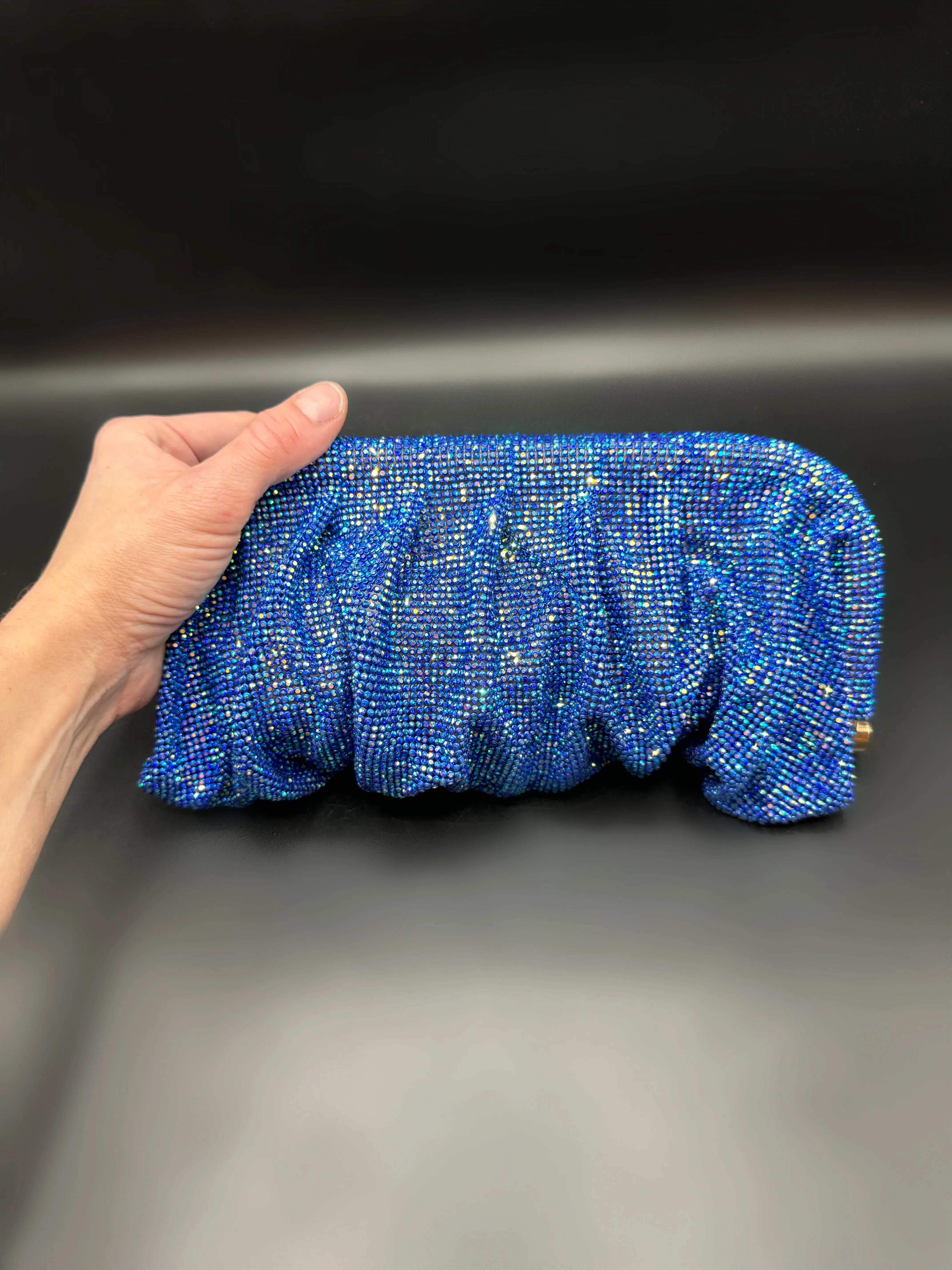 Slouchy Clutch Blue AB