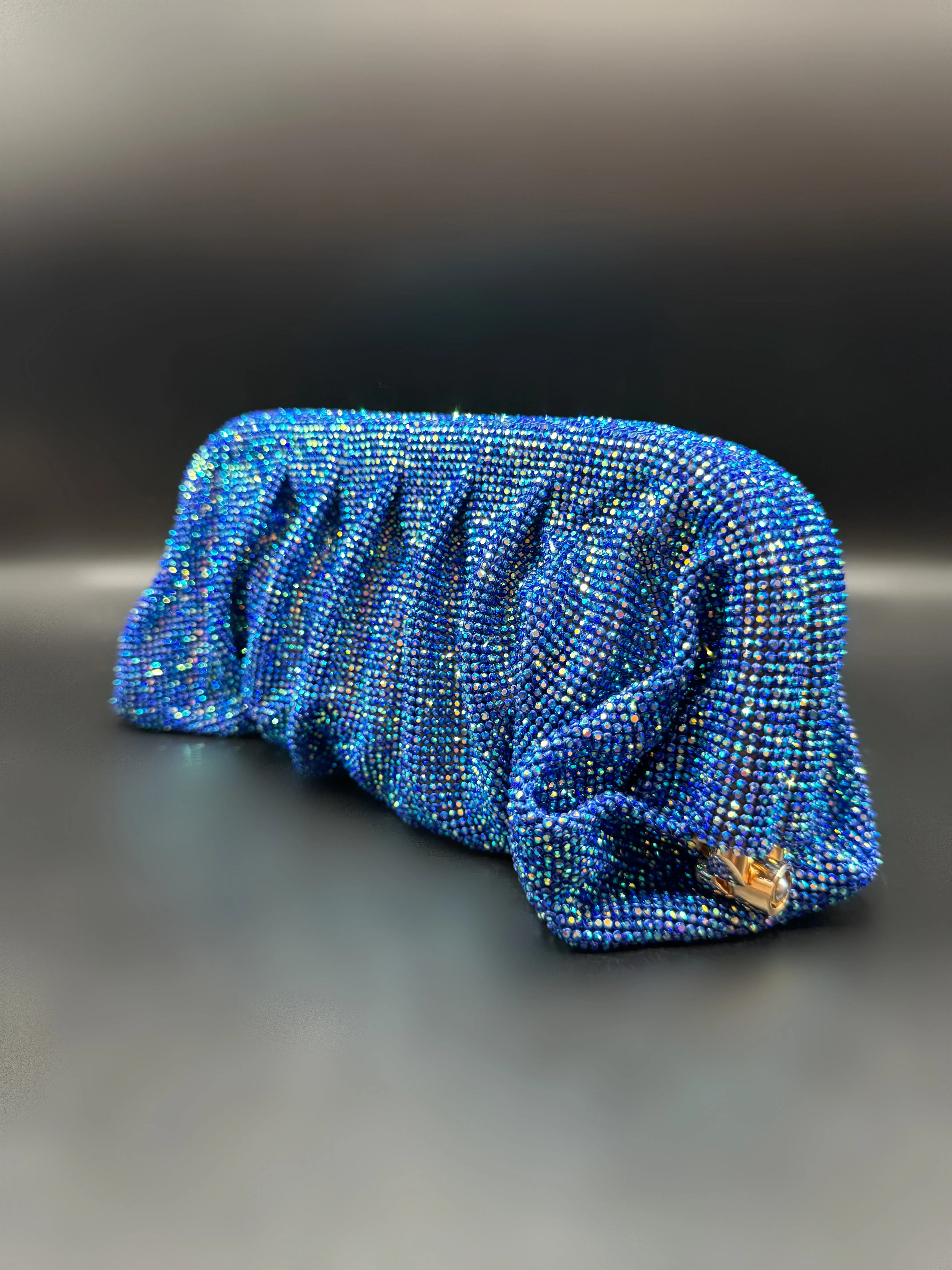 Slouchy Clutch Blue AB