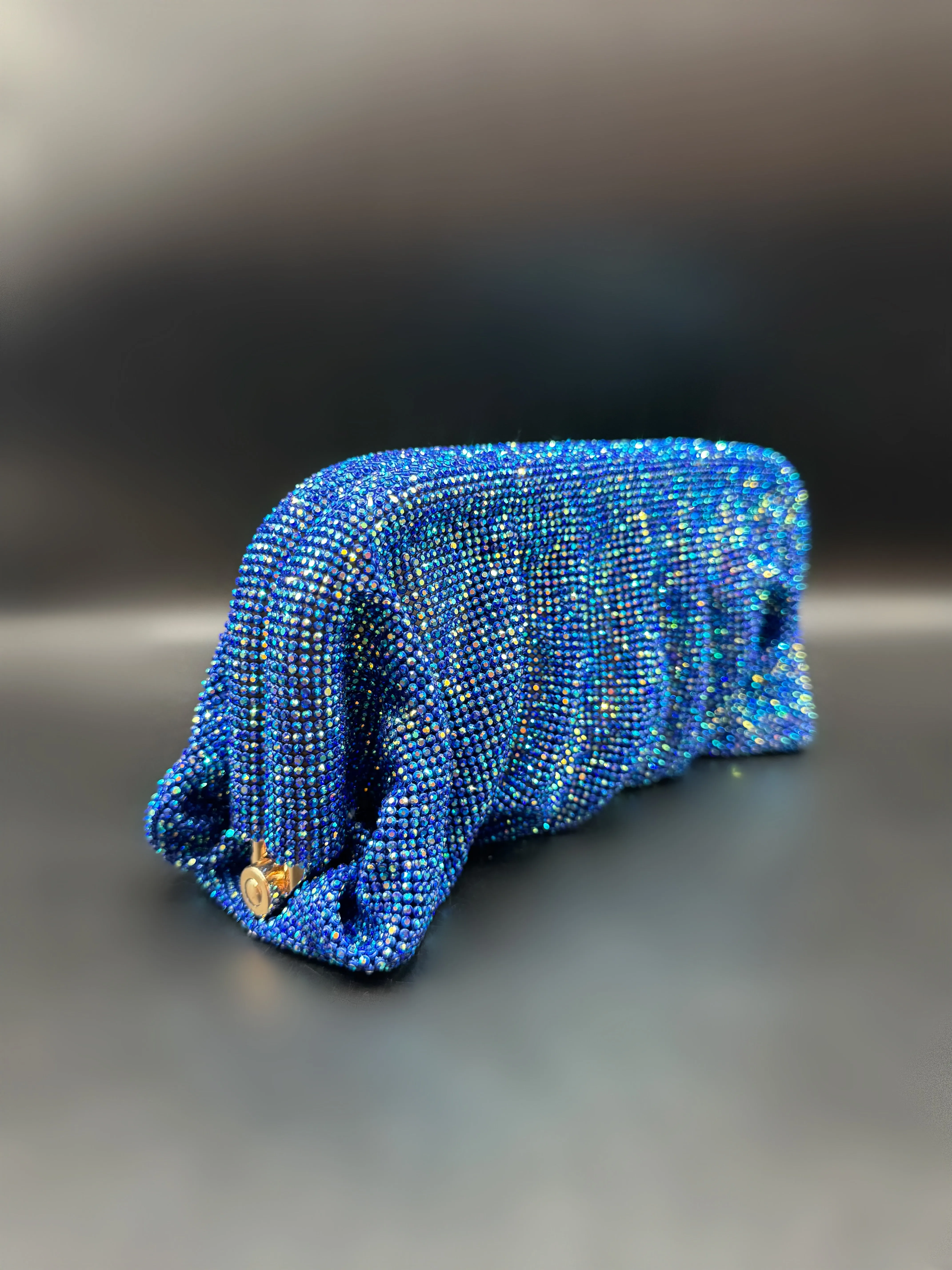 Slouchy Clutch Blue AB