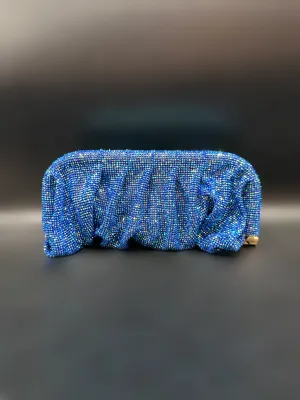 Slouchy Clutch Blue AB