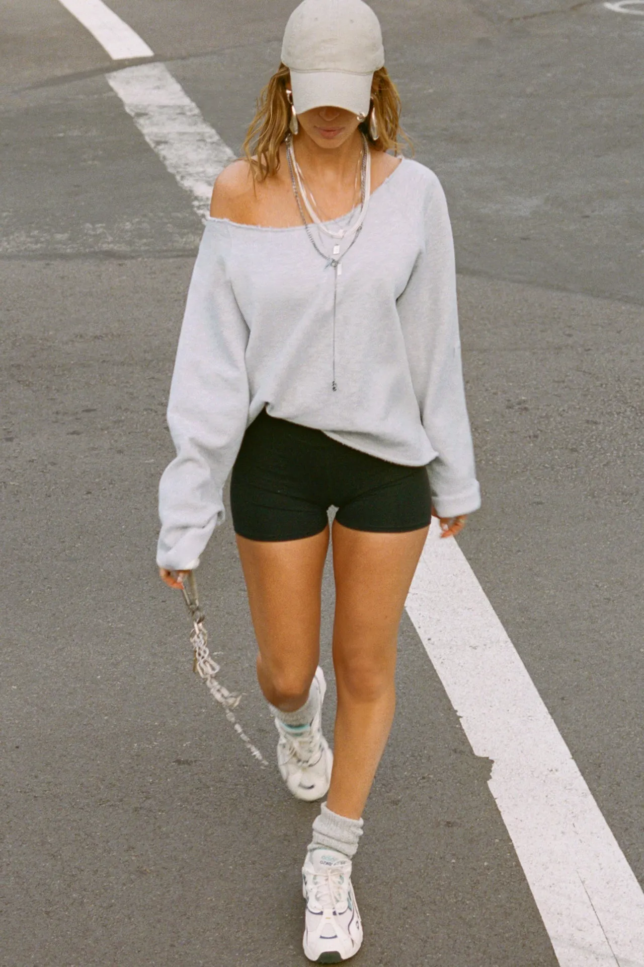 Slouchy Pullover Sweatshirt