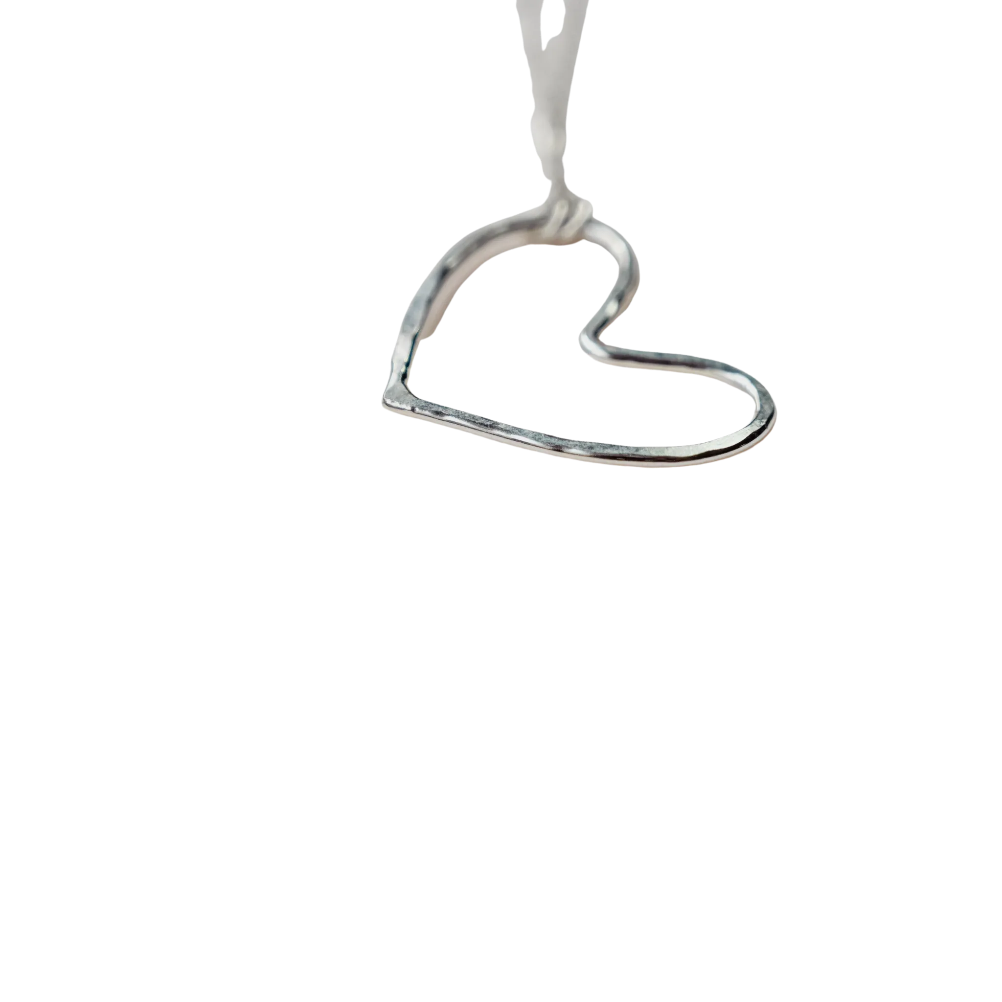 Small Silver Heart Necklace