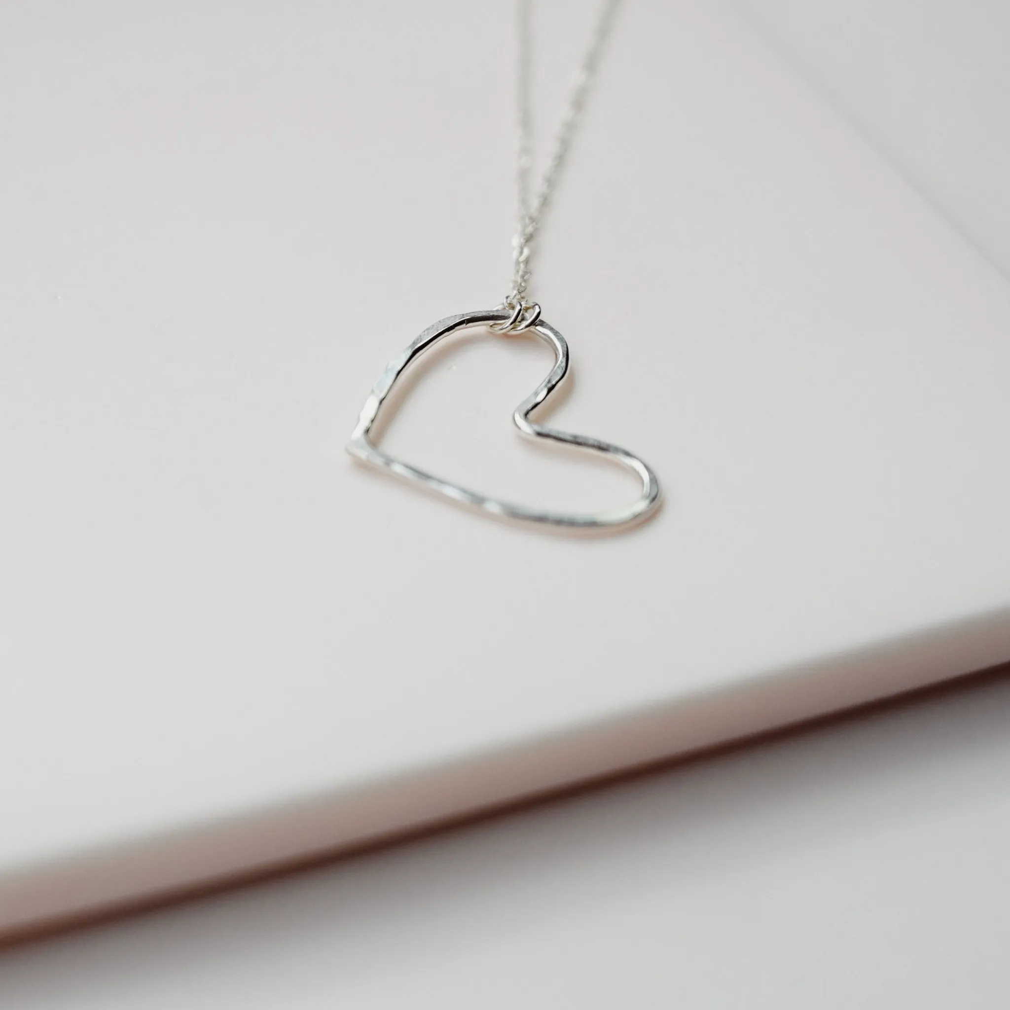 Small Silver Heart Necklace
