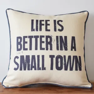Small Town Square Pillow