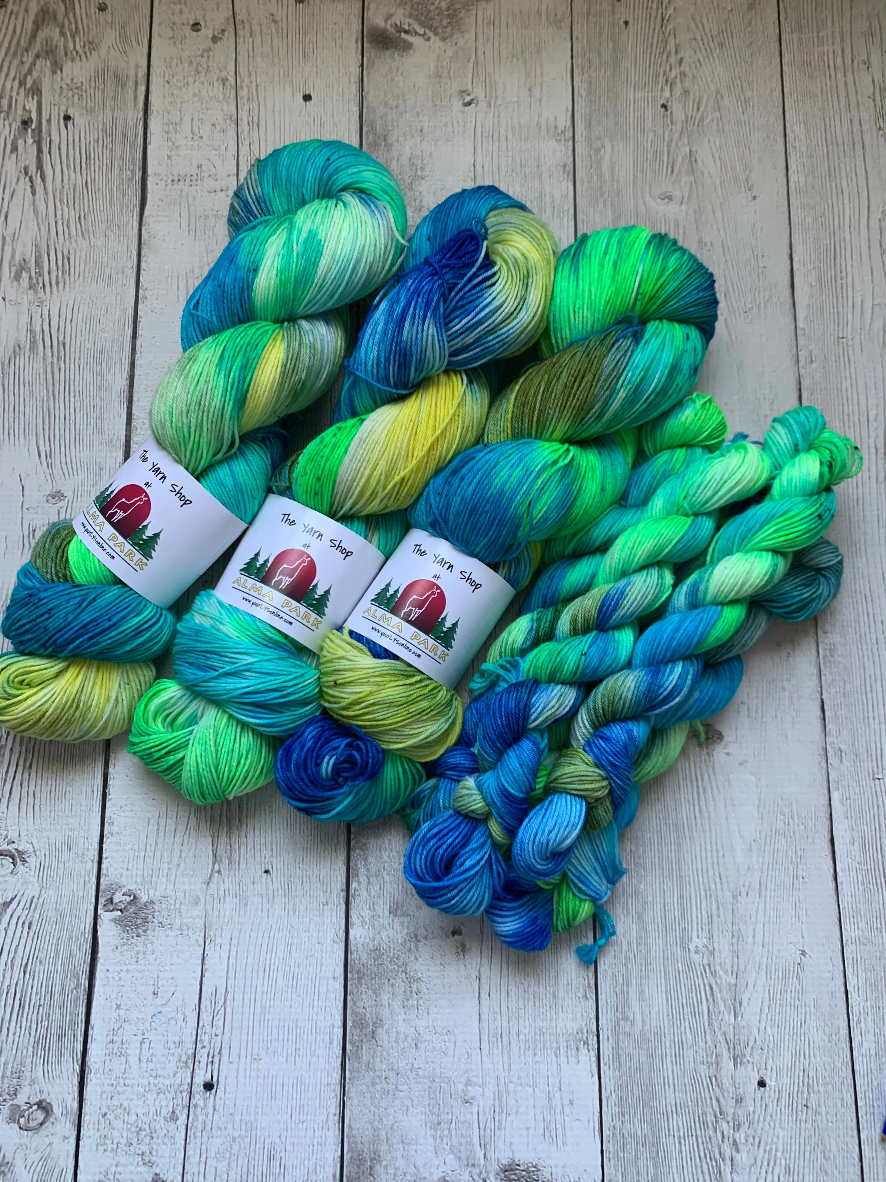 SOCK WEIGHT - RIVER ROCK™ HandPainted Fing/Sock Hand Paint - 463 yds or 20 gr minisRTS (122719)