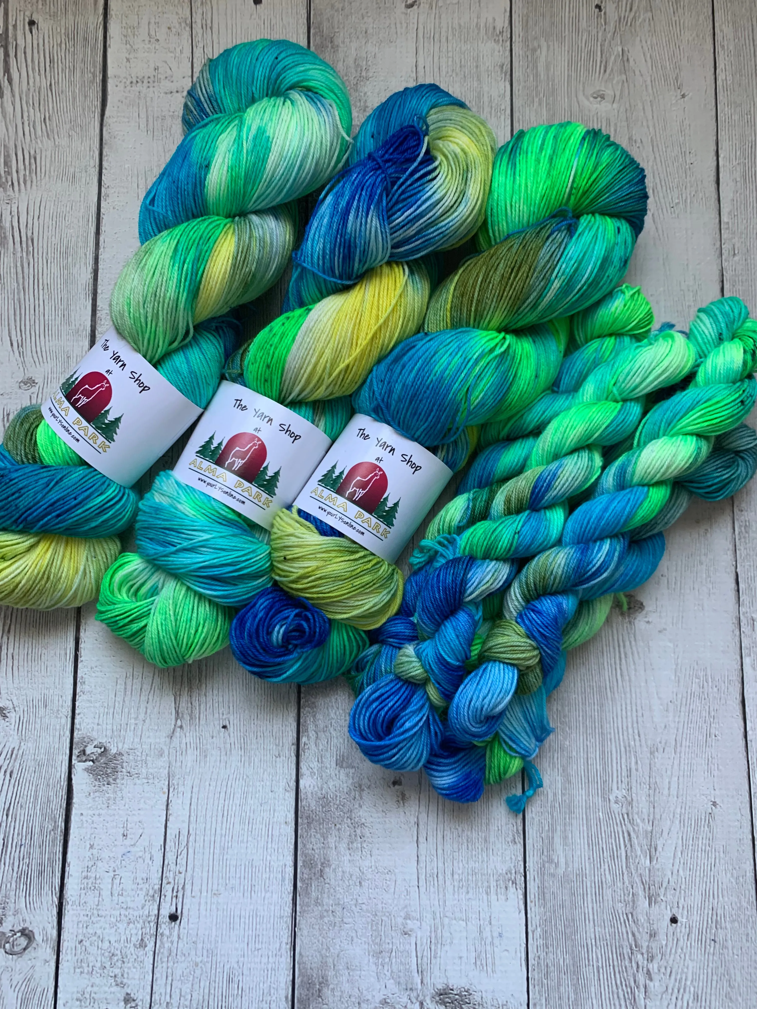 SOCK WEIGHT - RIVER ROCK™ HandPainted Fing/Sock Hand Paint - 463 yds or 20 gr minisRTS (122719)