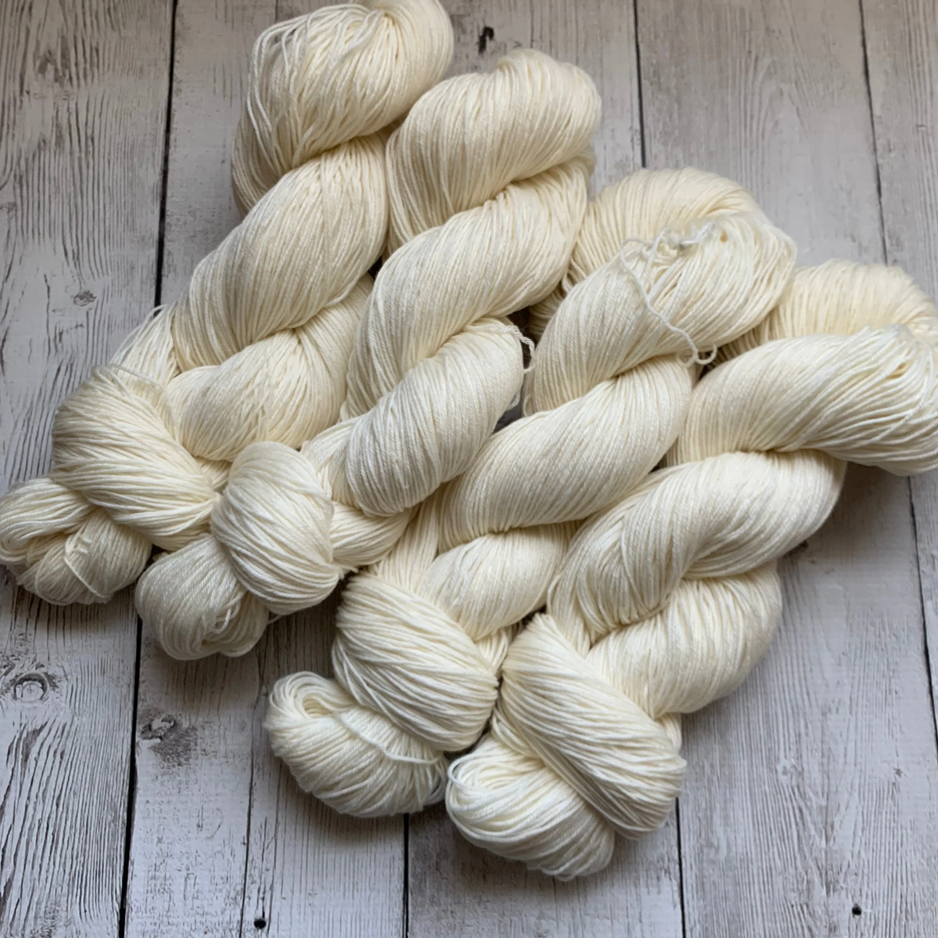 SOCK WEIGHT - UNDYED - Premium Sock Base - 463 yds 3.5 oz or 20  gr minis