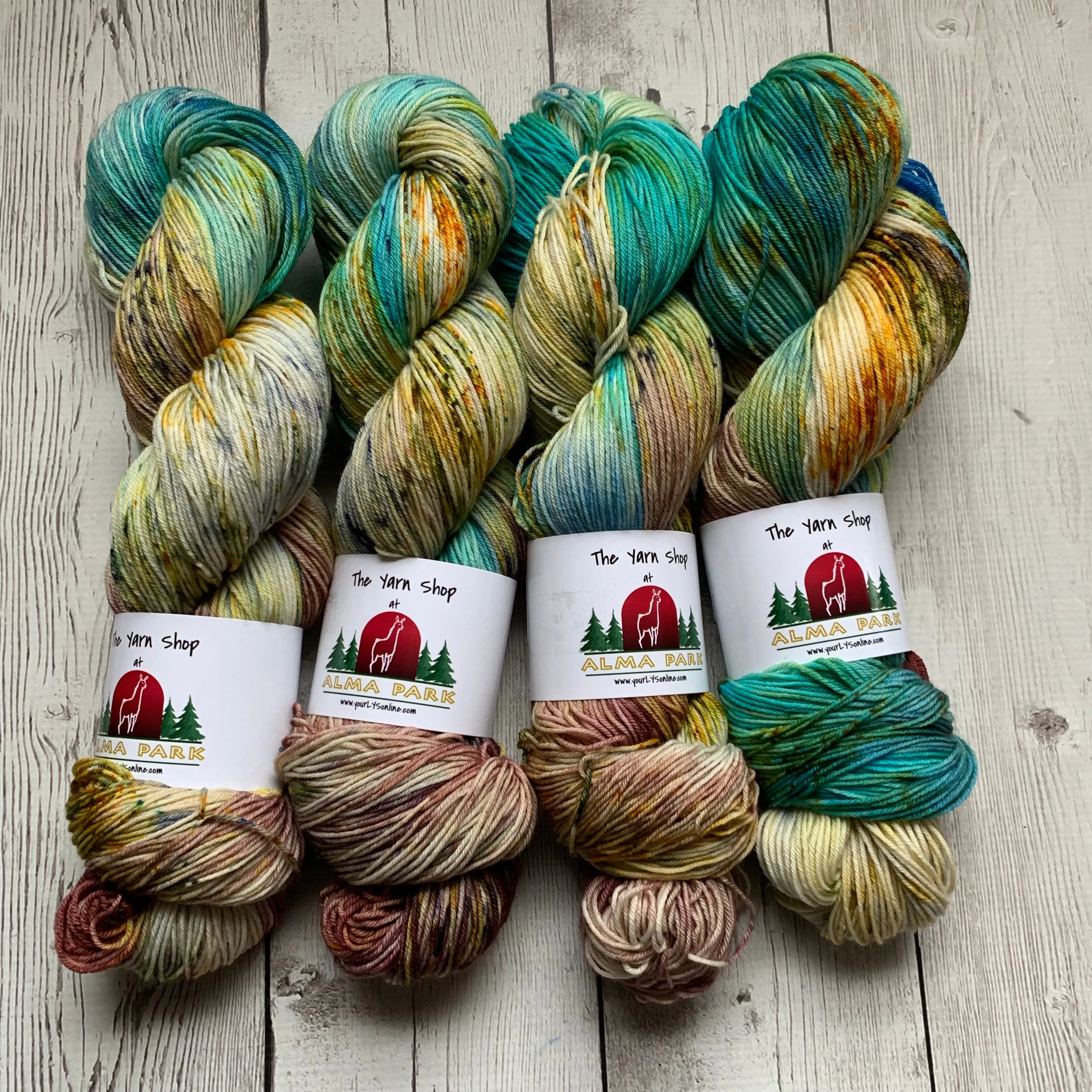 SOCK WEIGHT - WETLANDS™ Speckled Hand Paint - 463 yds  or minis RTS (021820)
