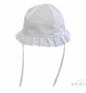 Soft Touch Summer Hat - White