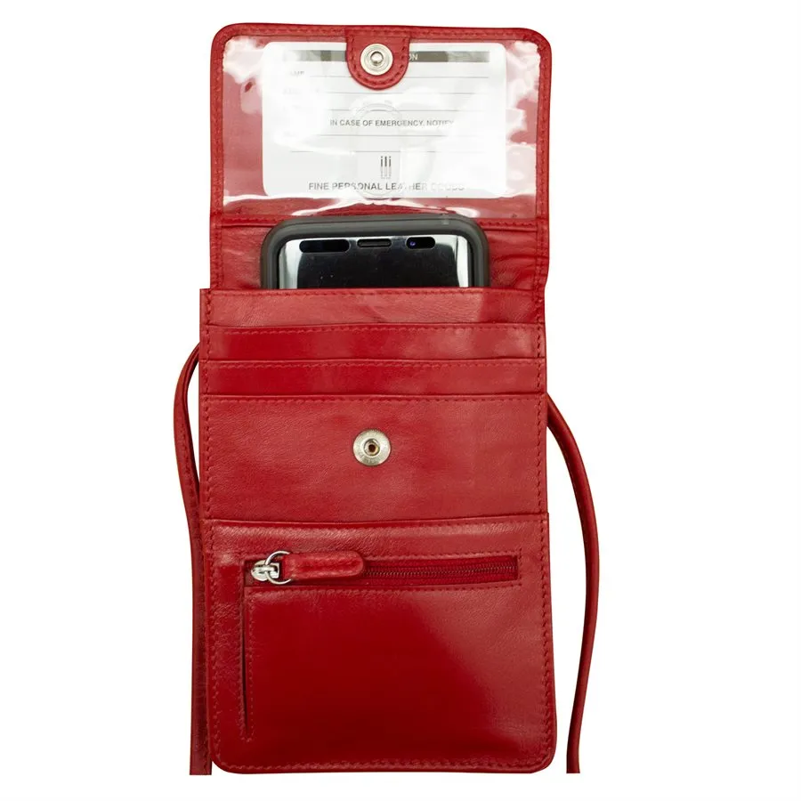 Solid Color Zip Crossbody