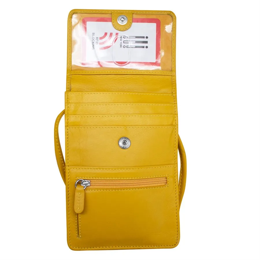 Solid Color Zip Crossbody
