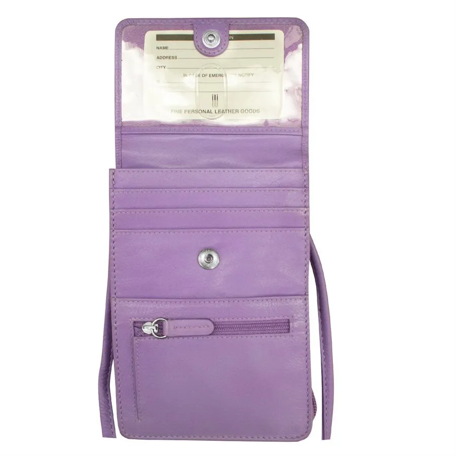 Solid Color Zip Crossbody