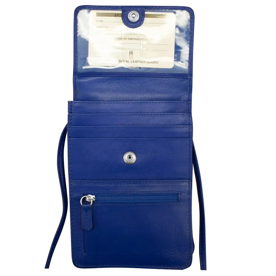 Solid Color Zip Crossbody