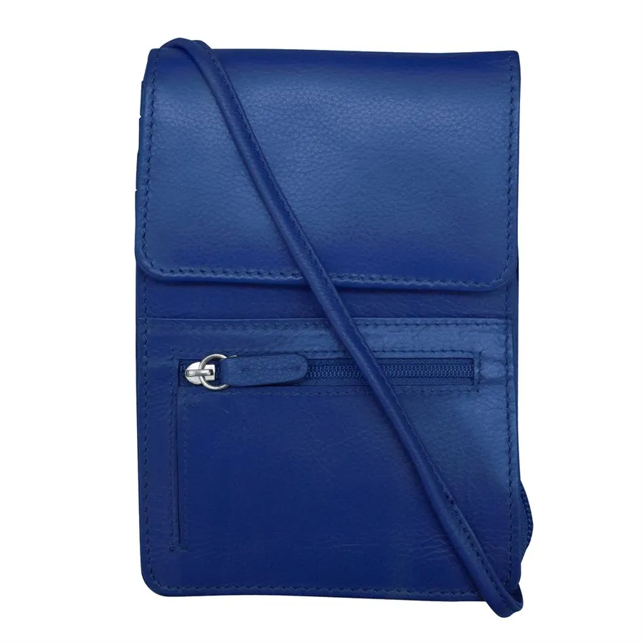 Solid Color Zip Crossbody