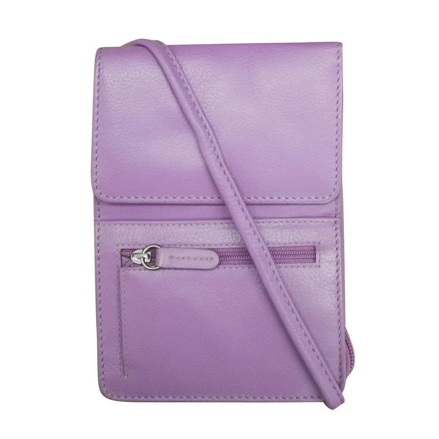 Solid Color Zip Crossbody