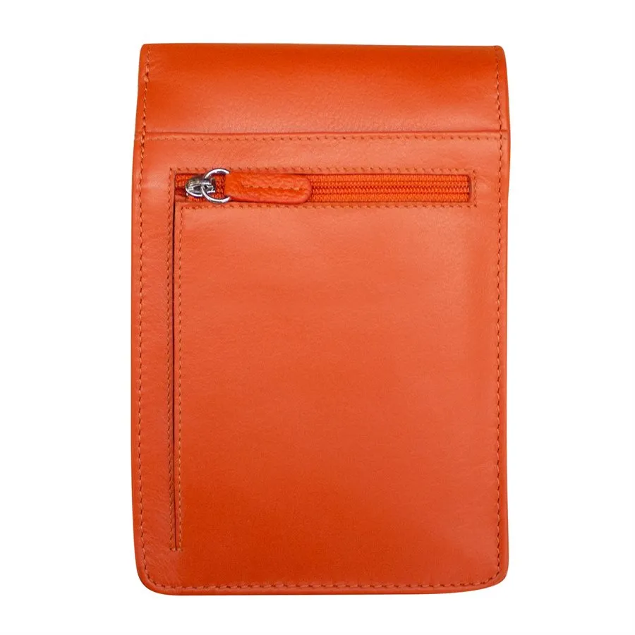 Solid Color Zip Crossbody