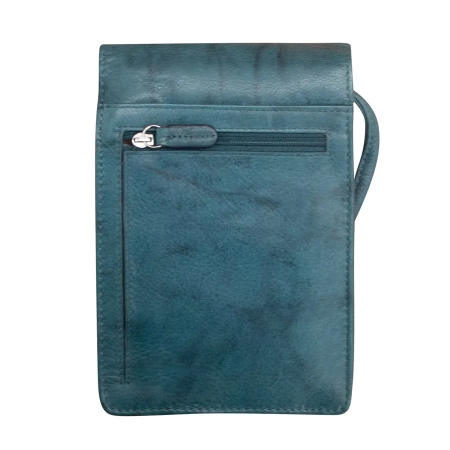Solid Color Zip Crossbody