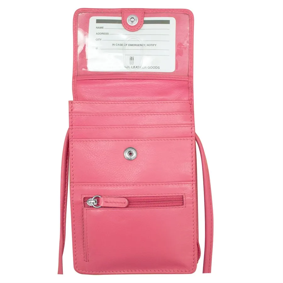 Solid Color Zip Crossbody