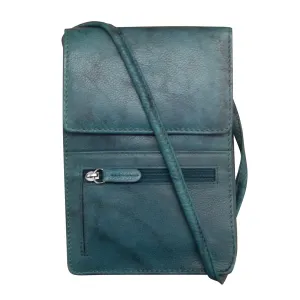 Solid Color Zip Crossbody