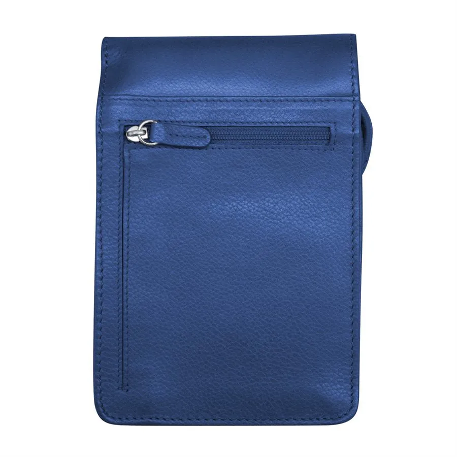 Solid Color Zip Crossbody
