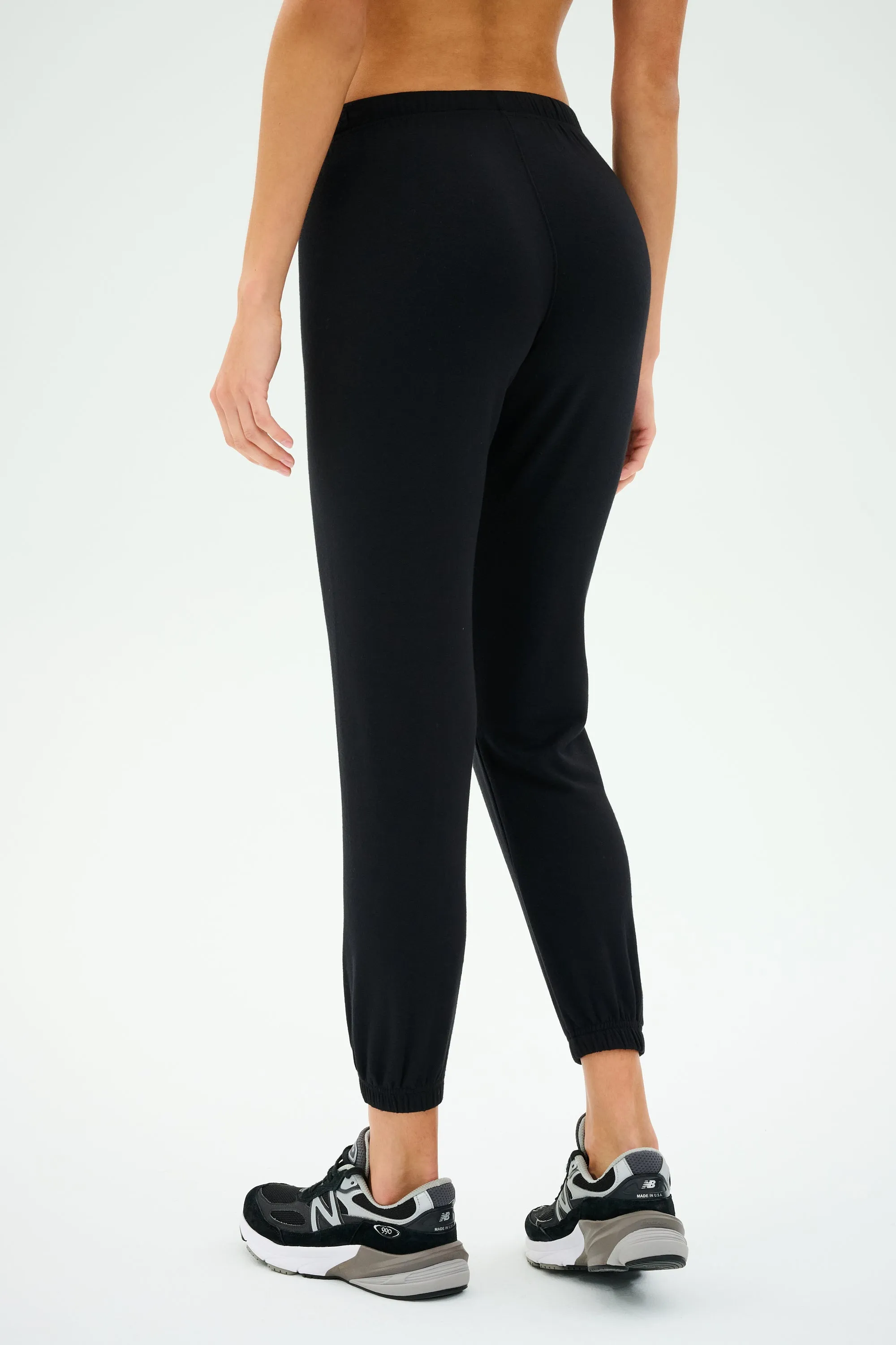 Sonja Fleece Sweatpant - Black