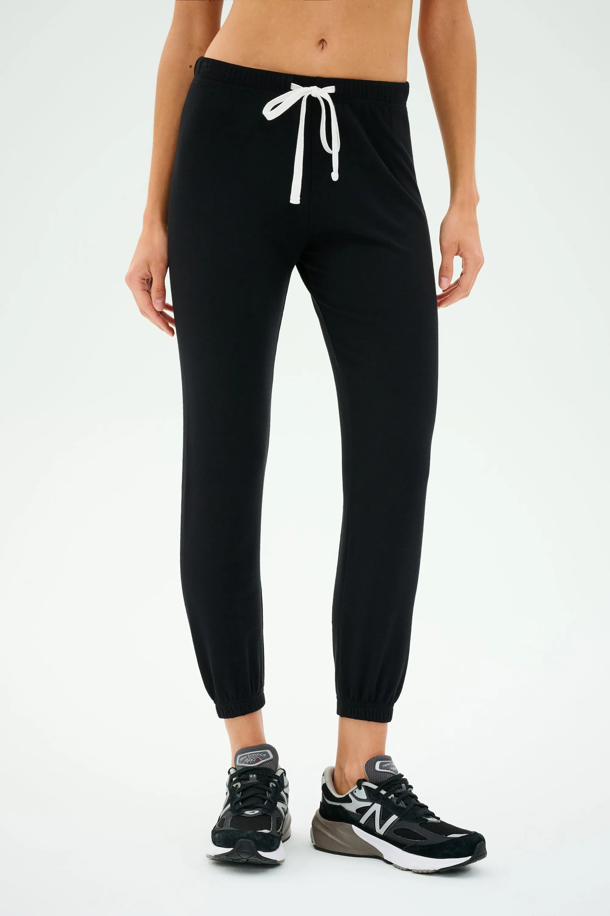 Sonja Fleece Sweatpant - Black