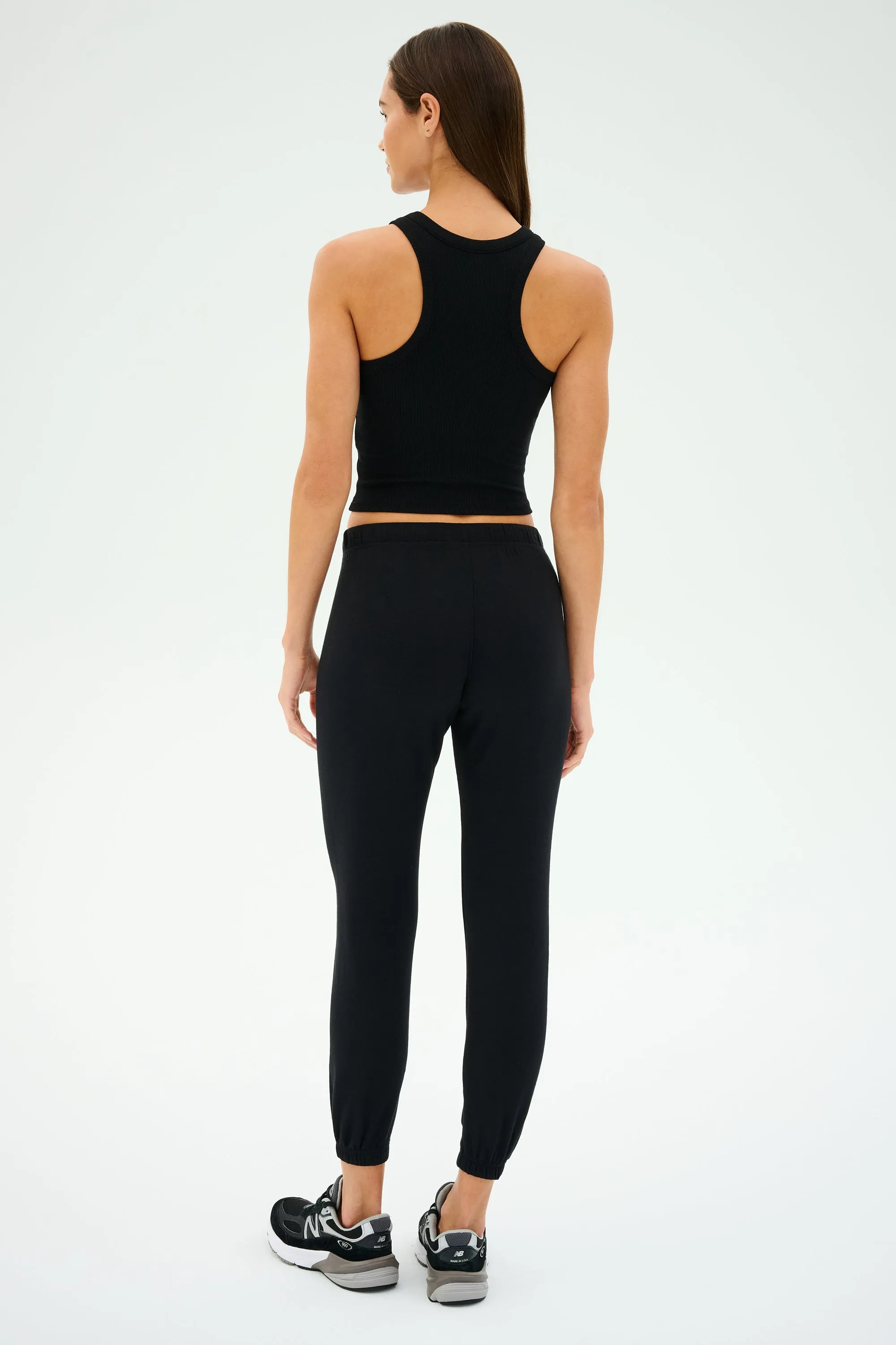 Sonja Fleece Sweatpant - Black