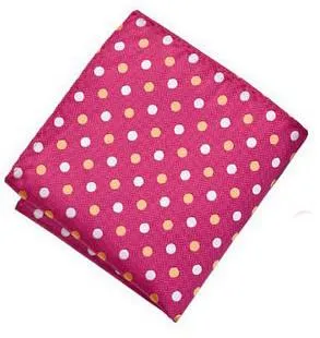 Sootz Pink Polka Pocket Square